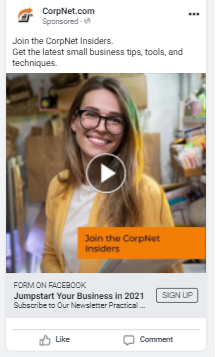 Facebook Ad Creative Example